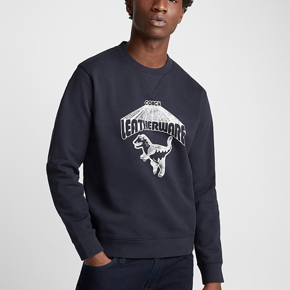 Coach Other - Coach Rexy Dinosaur Leatherware Sweatshirt Graphic Screen Print NWT Crewneck
